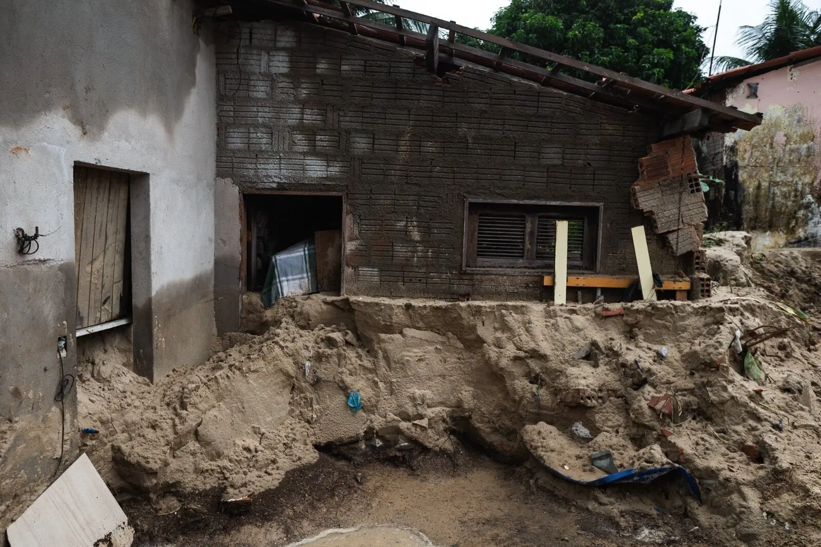 Deslizamento de terra em Caucaia