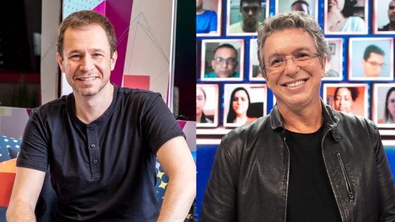 Boninho e Tiago Leifert