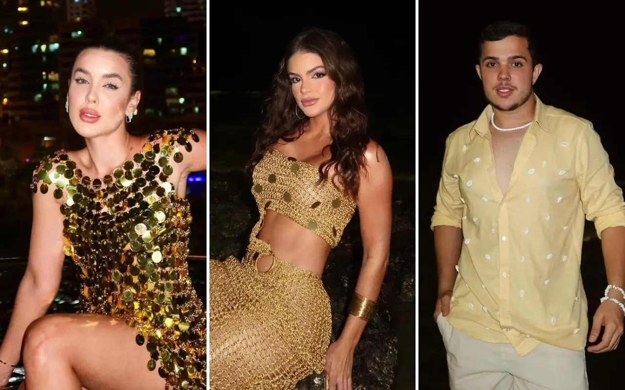 Influenciadores Victória Oliveira, Milena Peixoto e Janisson Moura