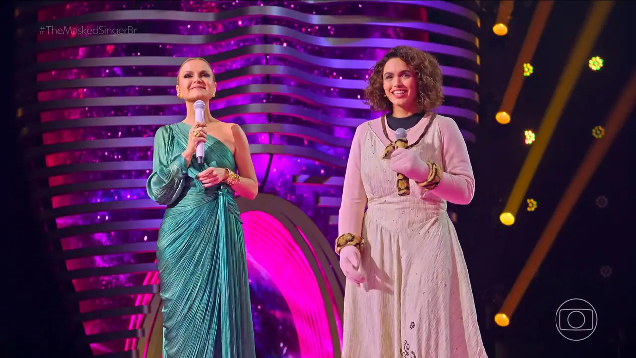 Eliana e Giovana Cordeiro, última eliminada do The Masked Singer Brasil 2025