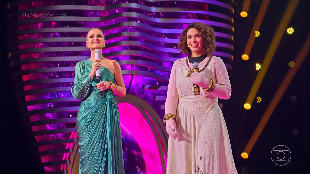Eliana e Giovana Cordeiro, última eliminada do The Masked Singer Brasil 2025