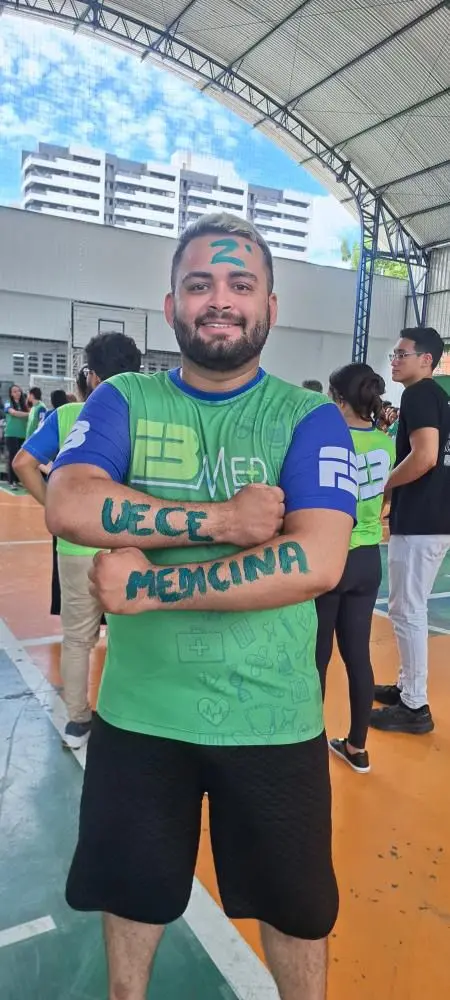 Estudante Victor Manoel, que passou em Medicina na Uece