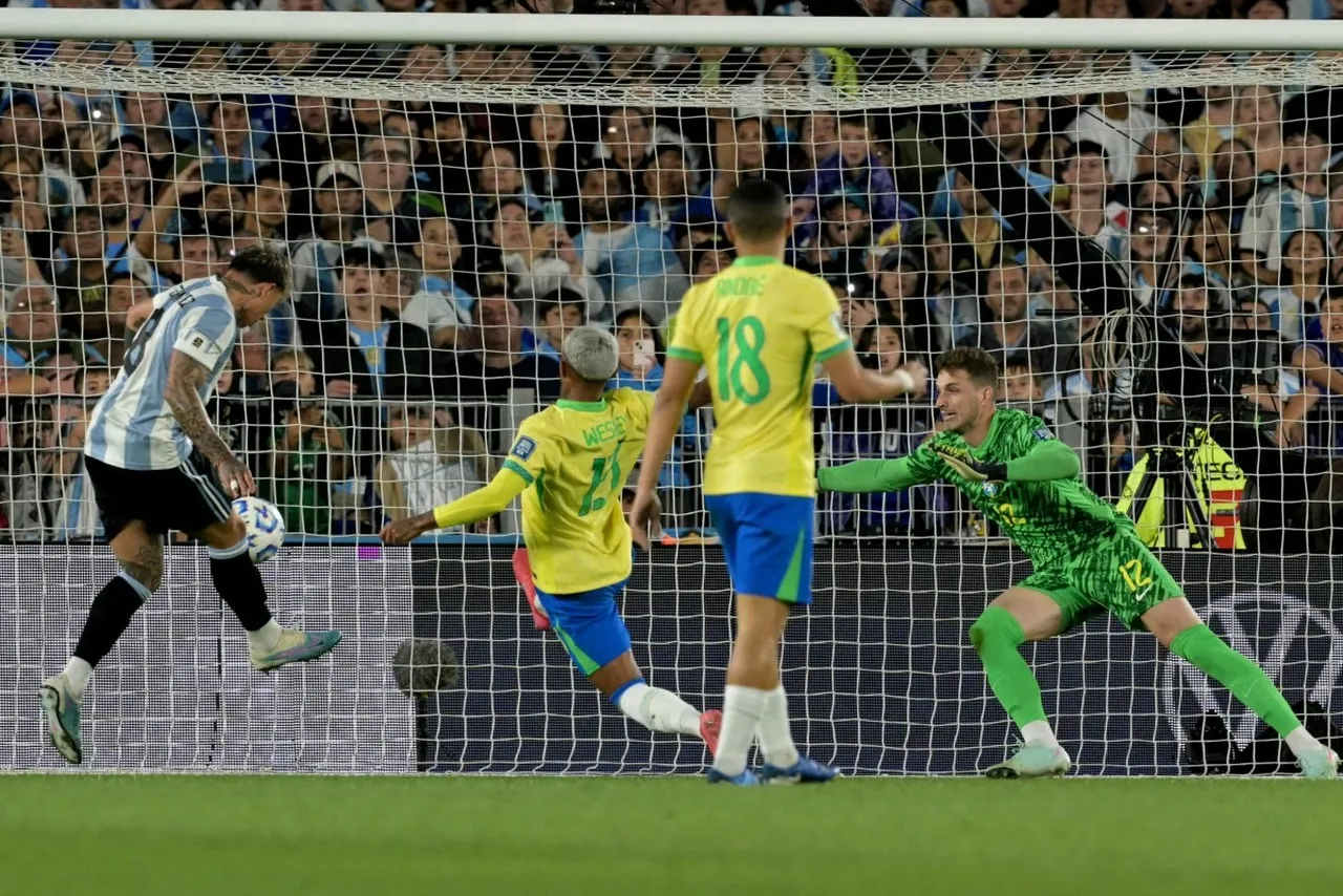 A Argentina goleou com facilidade a perdida Seleção Brasileira