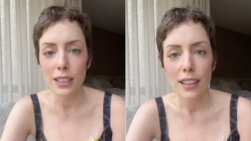 Fabiana Justus está fazendo uma dieta restrita devido ao tratamento