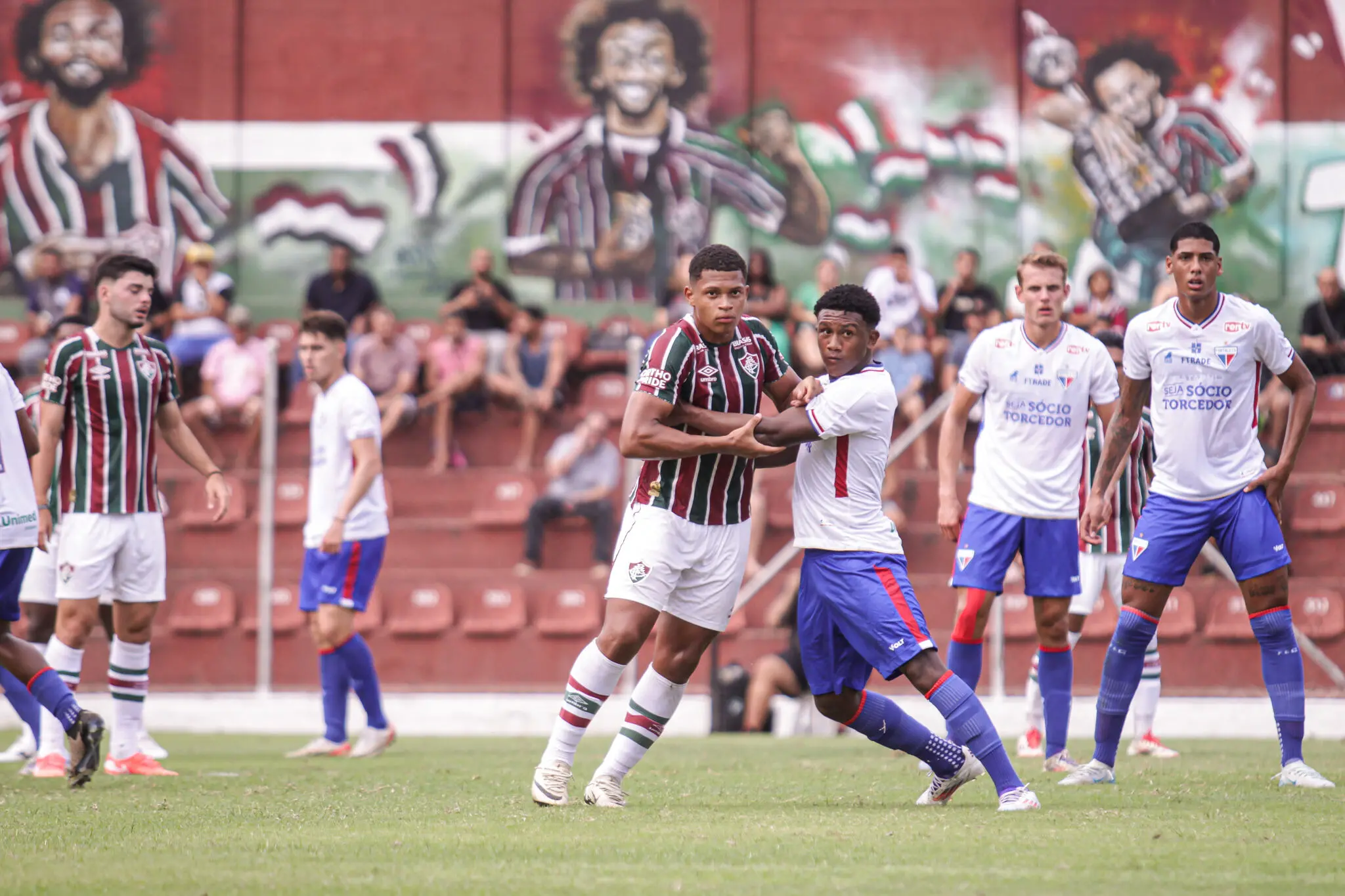 Foto da vitória do Fortaleza sub-20 em cima do Fluminense