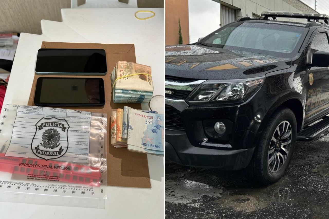 Material apreendido na Operação Vale Voto, da Polícia Federal