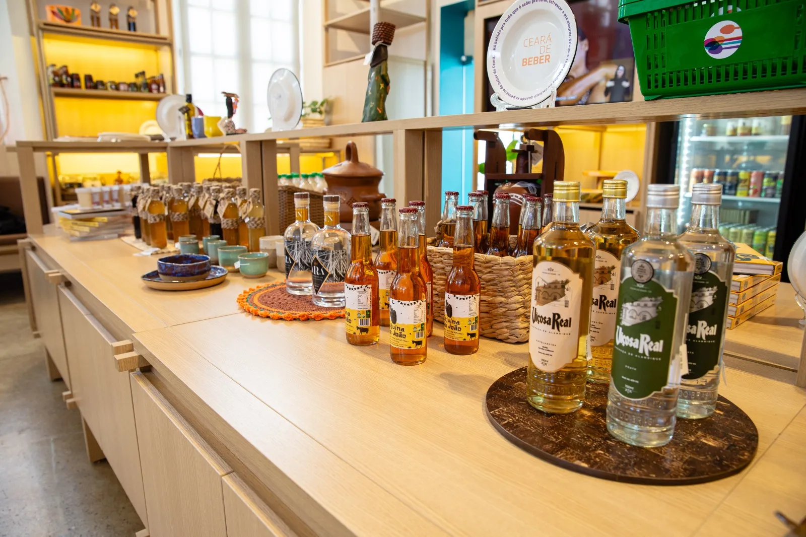 Setor de bebidas também possui licores, gin e cachaças