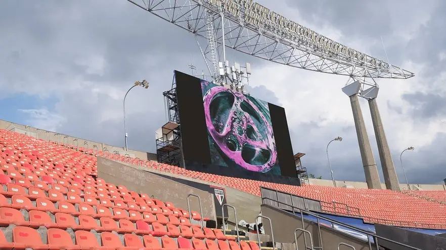 Estádio Morumbis para matéria sobre anúncio de shows do Linkin Park em Curitiba e outras cidades