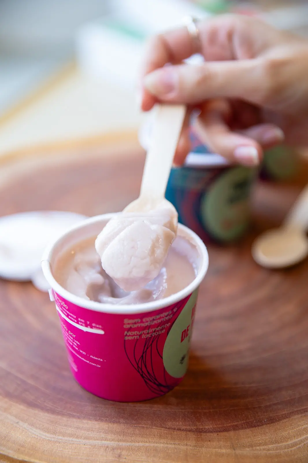 Iogurte de morango da Pachira é opção leve e saborosa