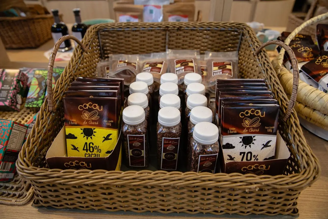 Chocolates da Cacau do Ceará estão disponíveis em diferentes sabores