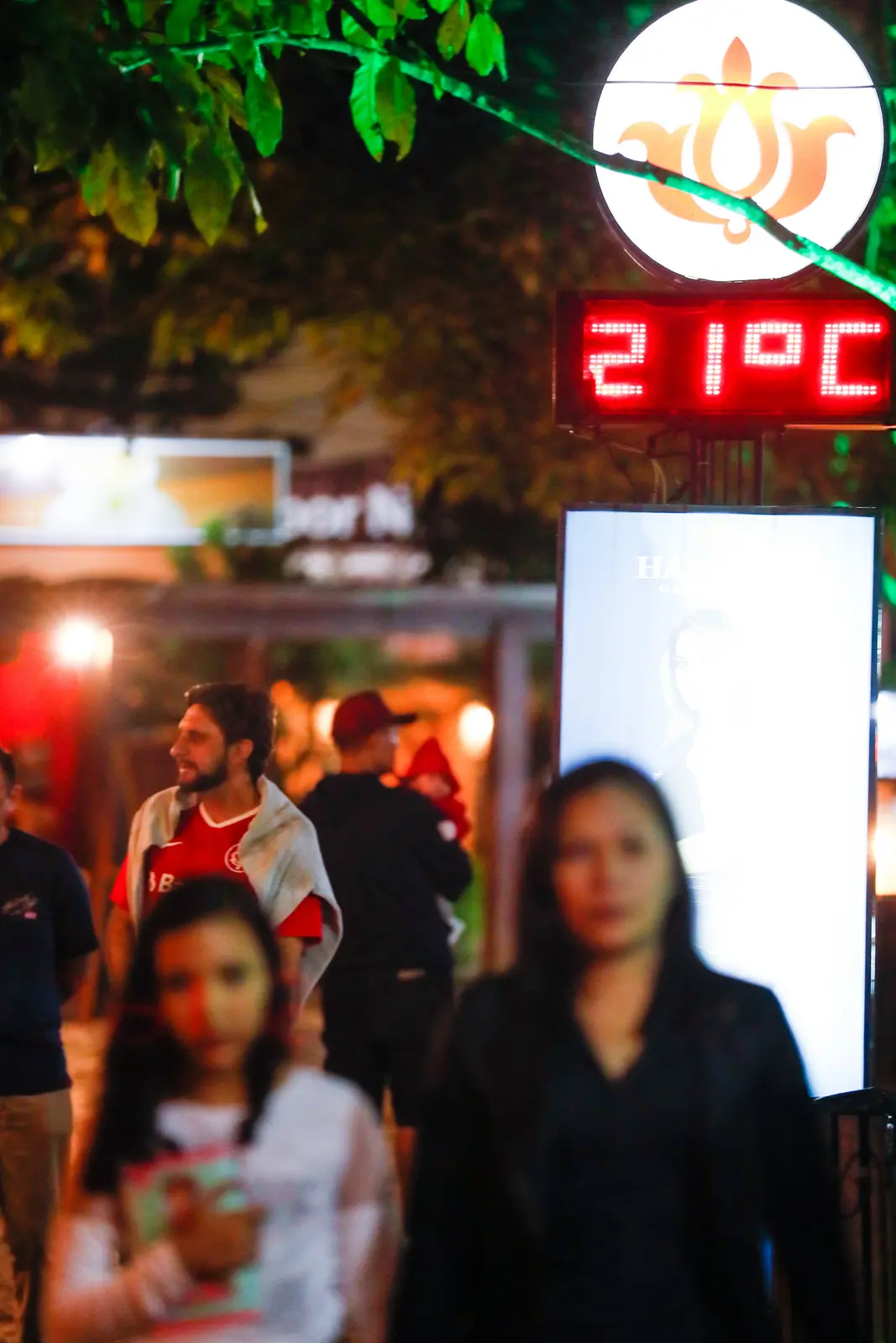 Termômetro mostra baixa temperatura em Guaramiranga