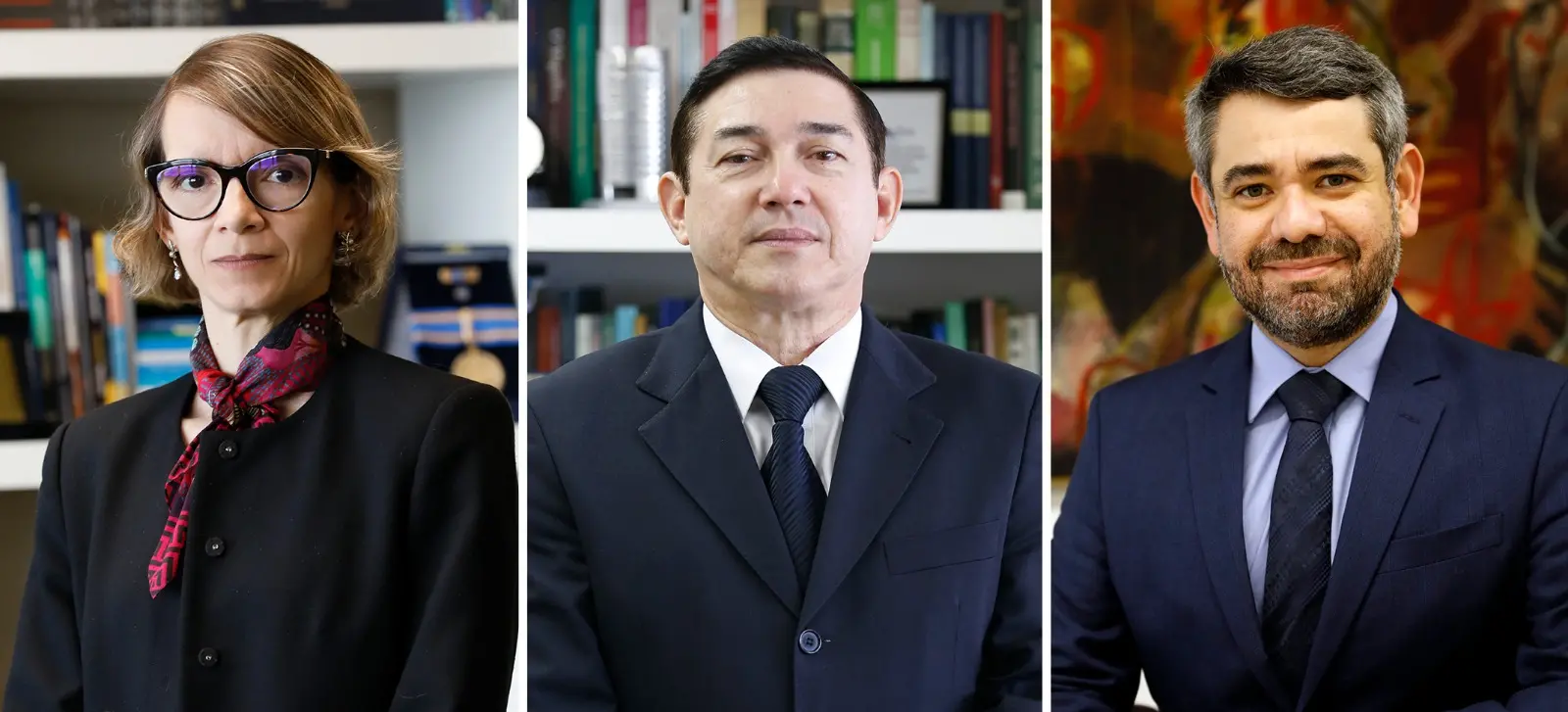 Joana Carolina, Roberto Machado e Leonardo Resende