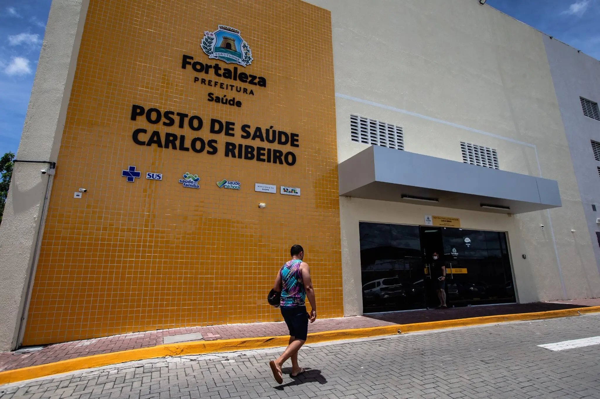 Fachada do Posto de Saúde Carlos Ribeiro