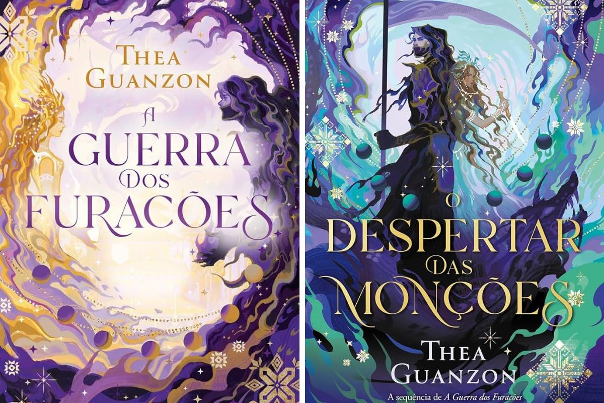 Capa dos livros da escritora Thea Guanzon, O Despertar das Monções e A Guerra dos Furacões