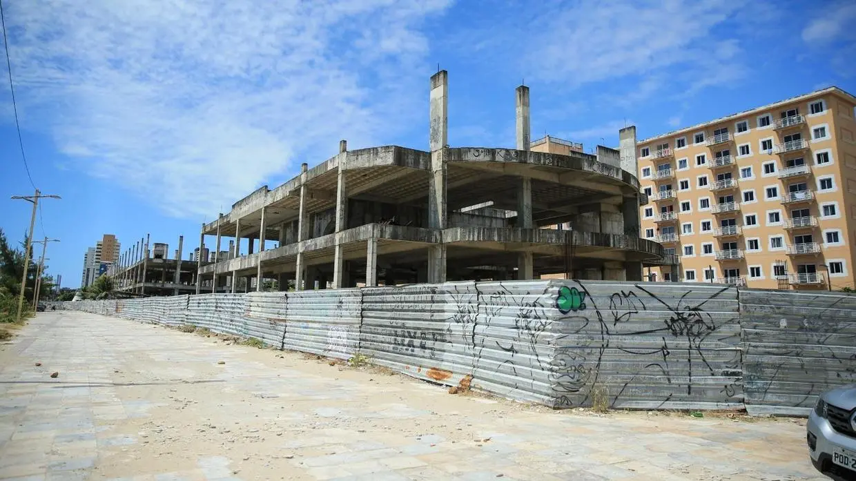 Estrutura do antigo Acquario Ceará