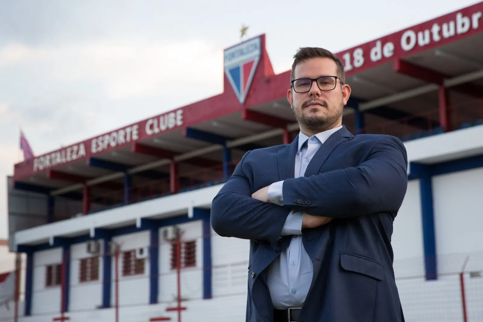 Alex Santiago em ação pelo Fortaleza