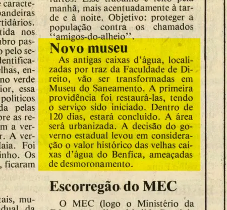 Reprodução de trecho de página impressa do Diário do Nordeste