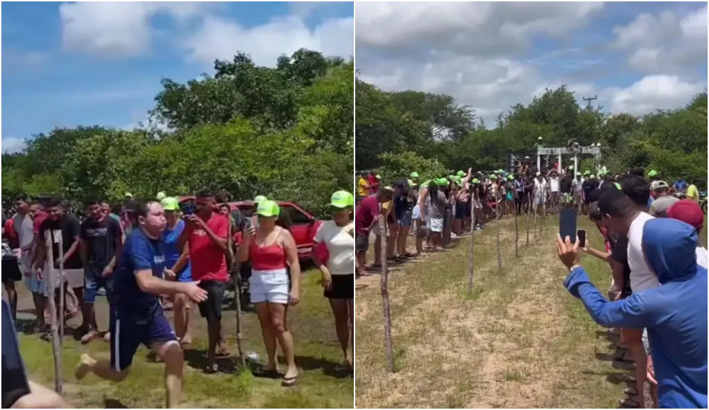 Montagem da corrida