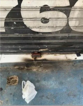 Ataque em uma loja no centro