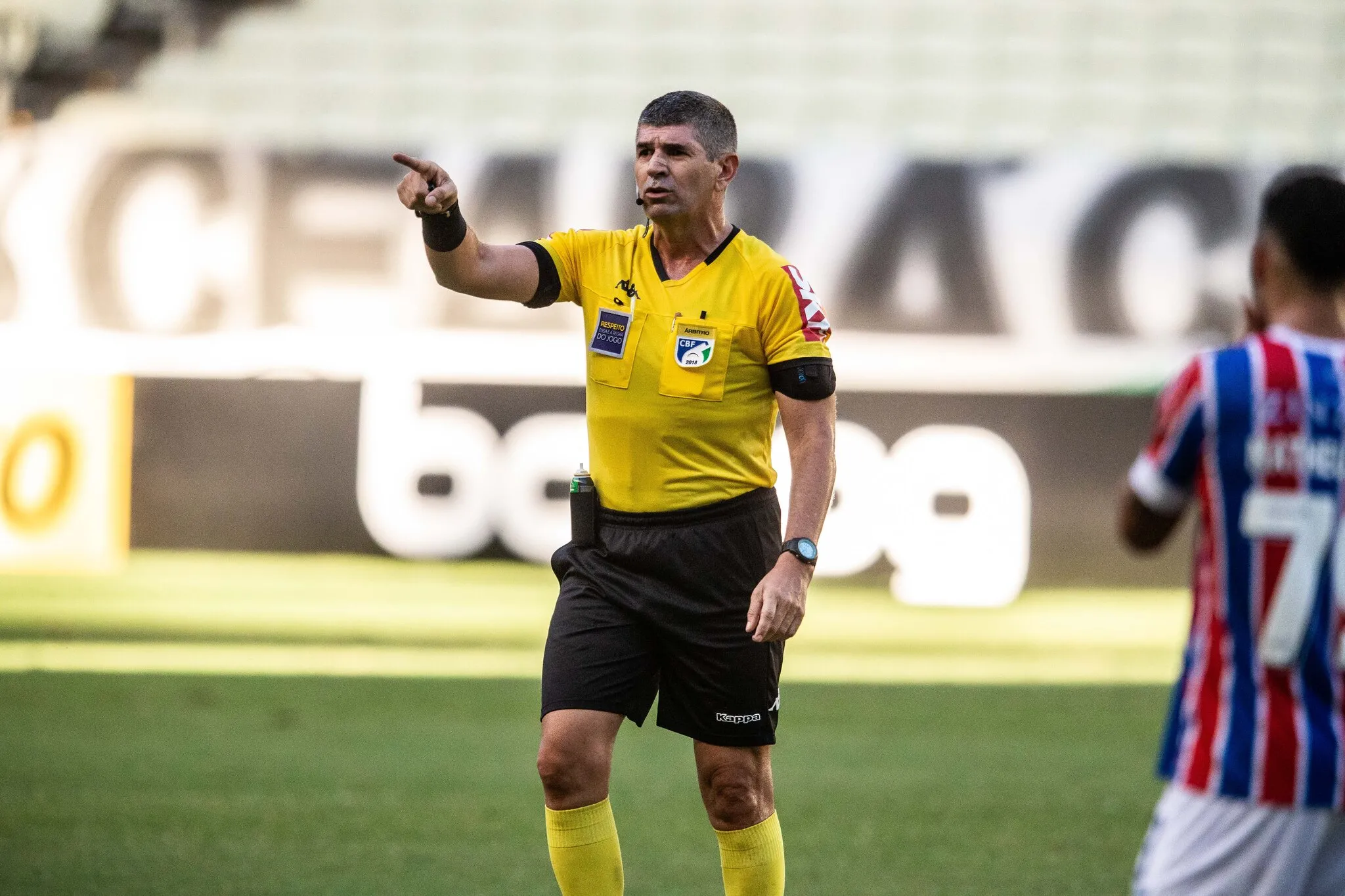 O árbitro Marcelo de Lima Henrique