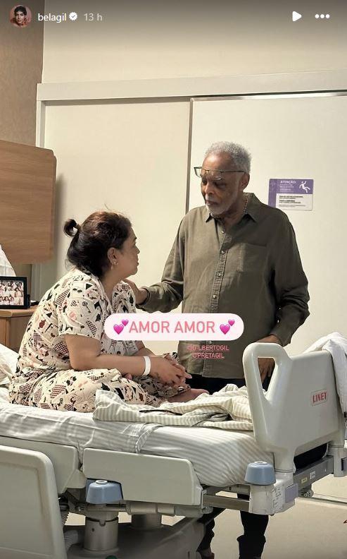 Preta Gil recebeu a visita do pai