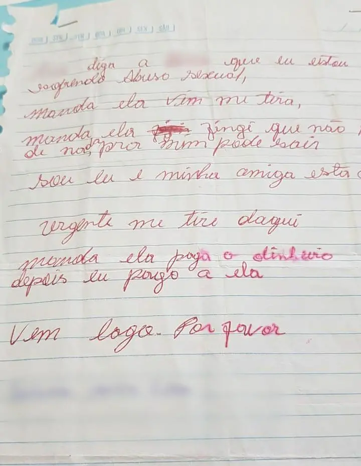 bilhete apreendido clinica crat