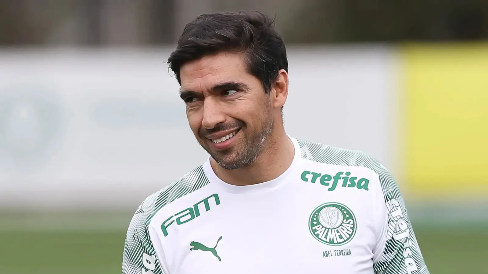 Abel Ferreira em ação pelo Palmeiras