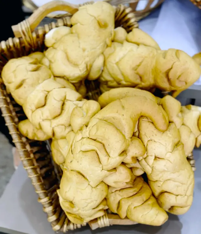 Pão em formato de jacaré