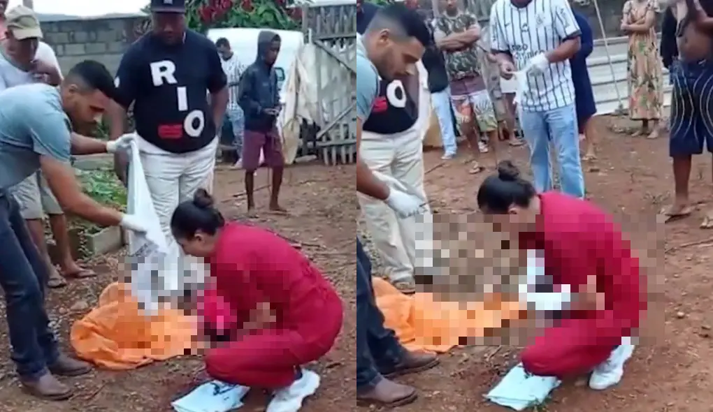 Recém-nascido abandonado em MG é resgatado por vizinhos para matéria sobre casal preso por abandonar criança