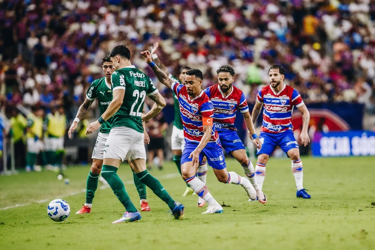 Fortaleza e Palmeiras fizeram um jogo equilibrado no Castelão