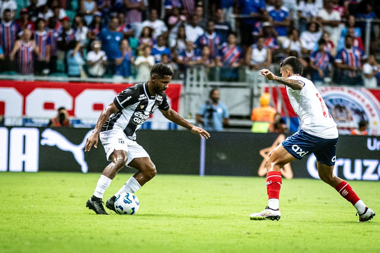 Ceará foiderrotado pelo Bahia pela Série A na Arena Fonte Nova