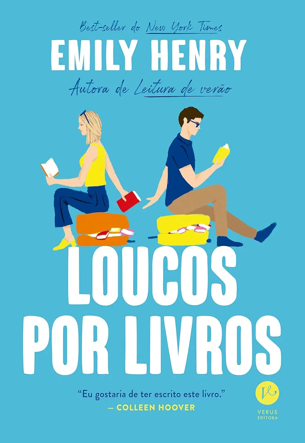 Capa do livro Loucos por Livros, da escritora Emily Henry
