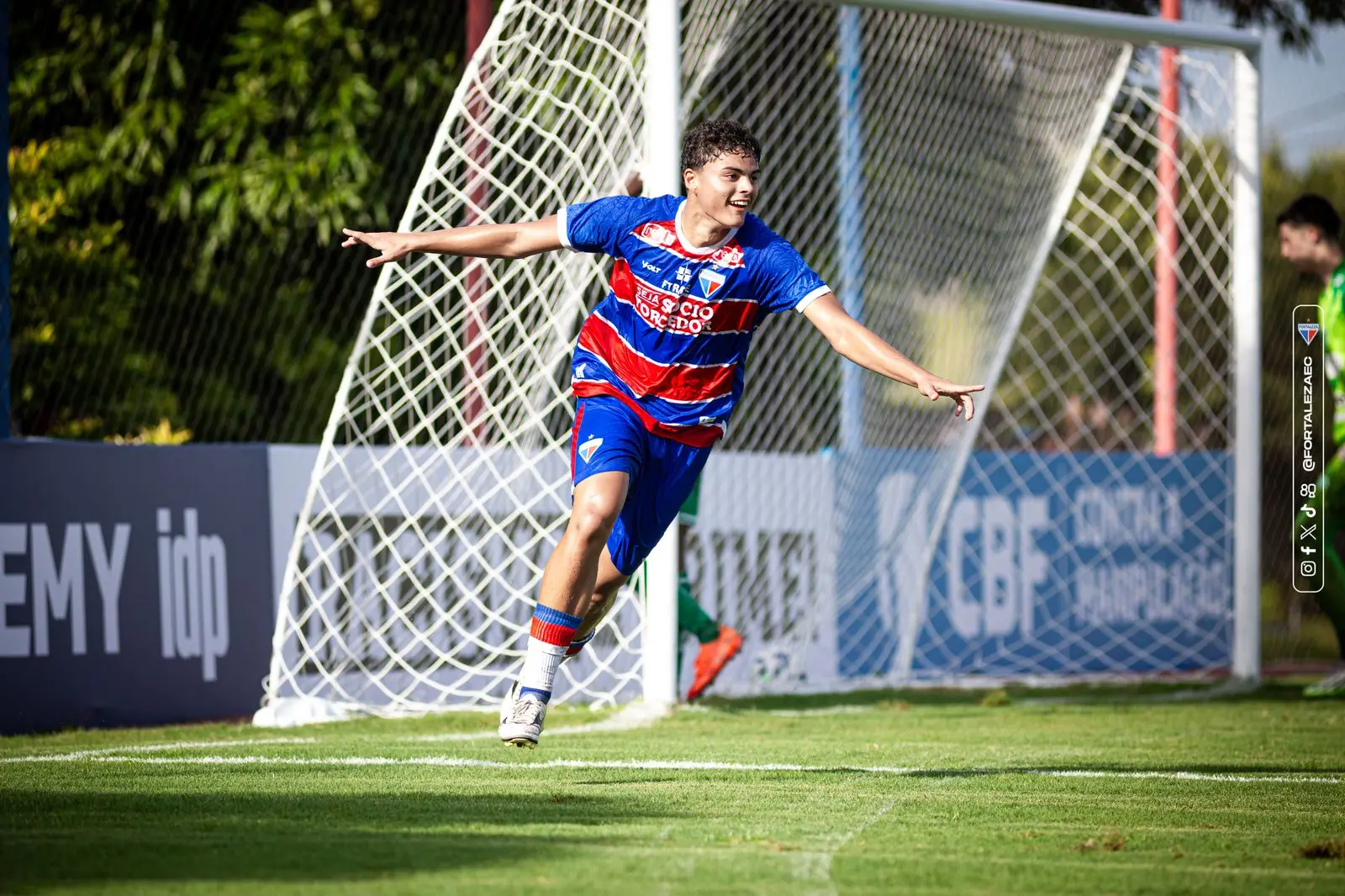 Foto de duelo entre Fortaleza x Juventude, Série A sub-20.