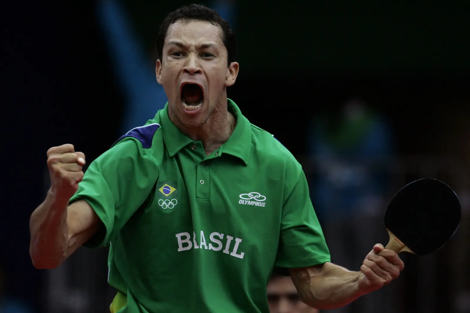 Foto de Thiago Monteiro, cearense e mesa-tenista, que participou de três Olimpíadas.