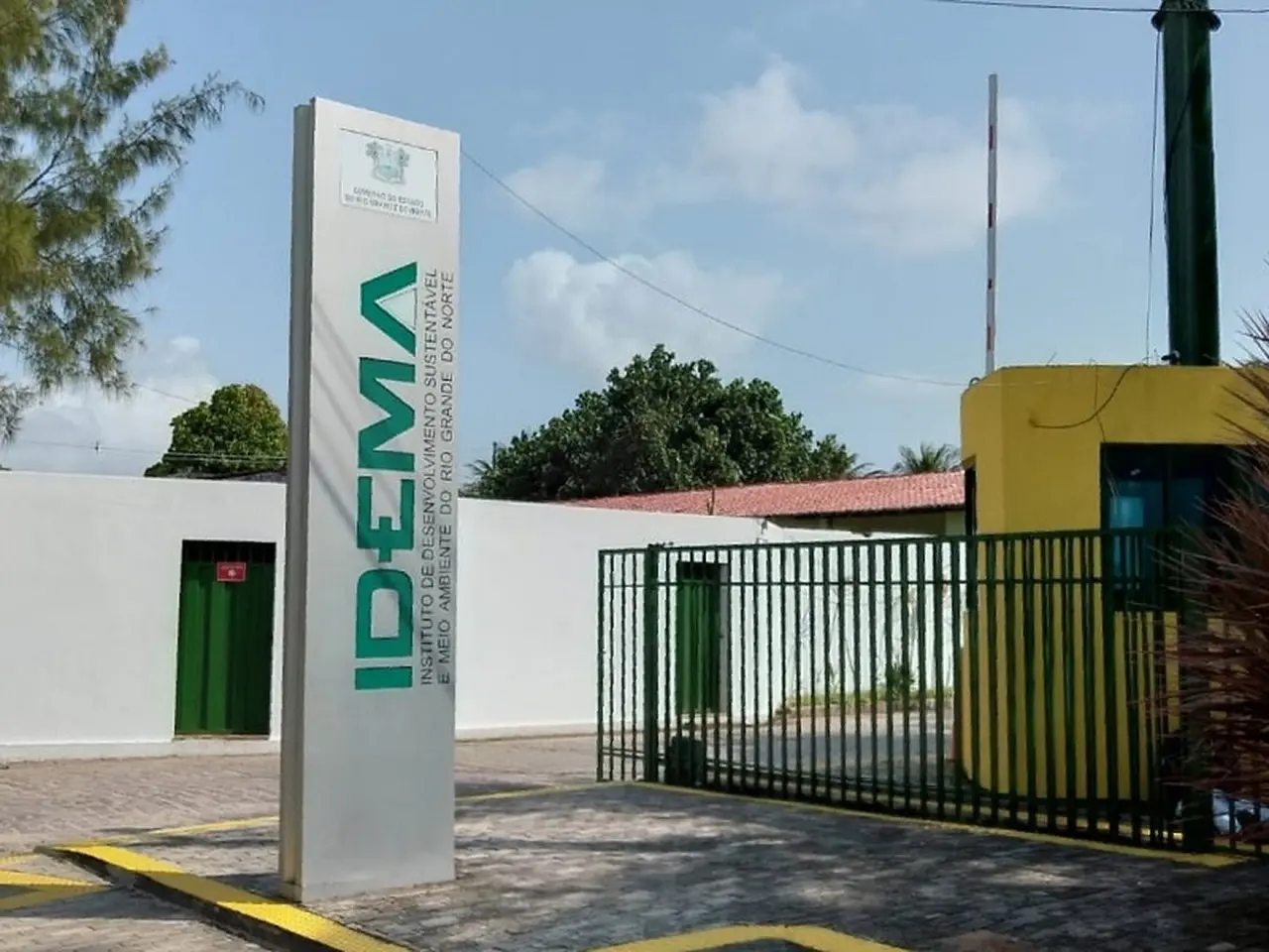 Imagem da fachada do Instituto de Desenvolvimento Sustentável e Meio Ambiente do Rio Grande do Norte (Idema-RN), que está com inscrições abertas para concurso público.