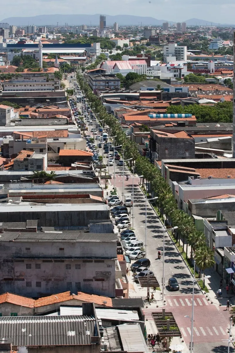 Avenida Monsenhor Tabosa, em 2015, completamente revitalizada