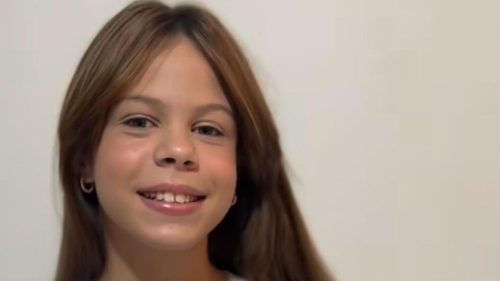 foto da atriz mirim Millena Brandão, que morreu aos 11 anos