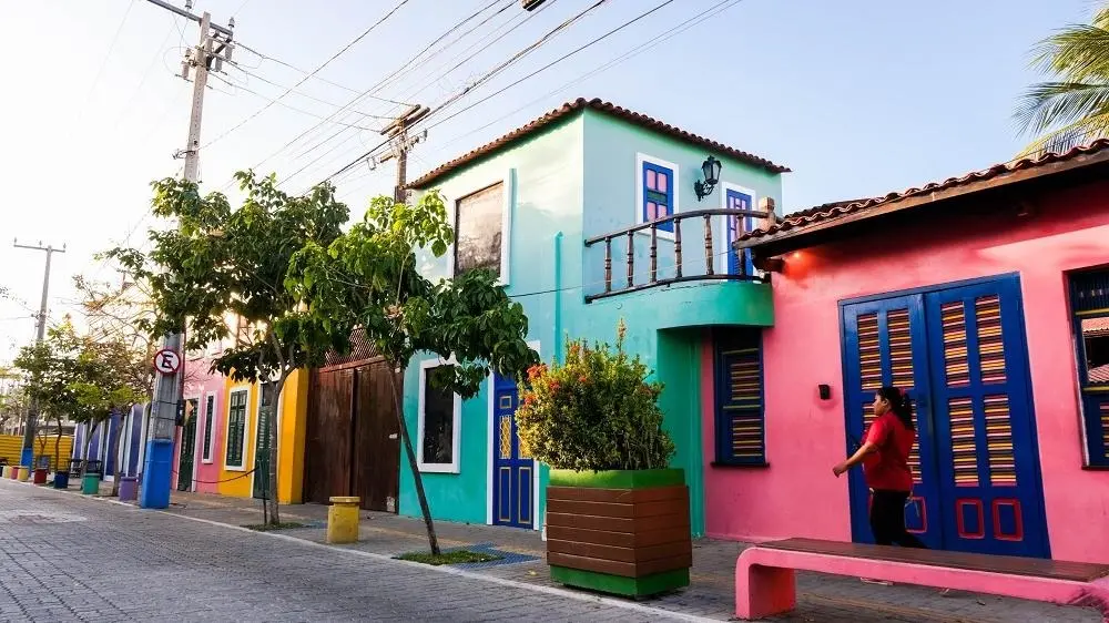 Rua dos Tabajaras na Praia de Iracema
