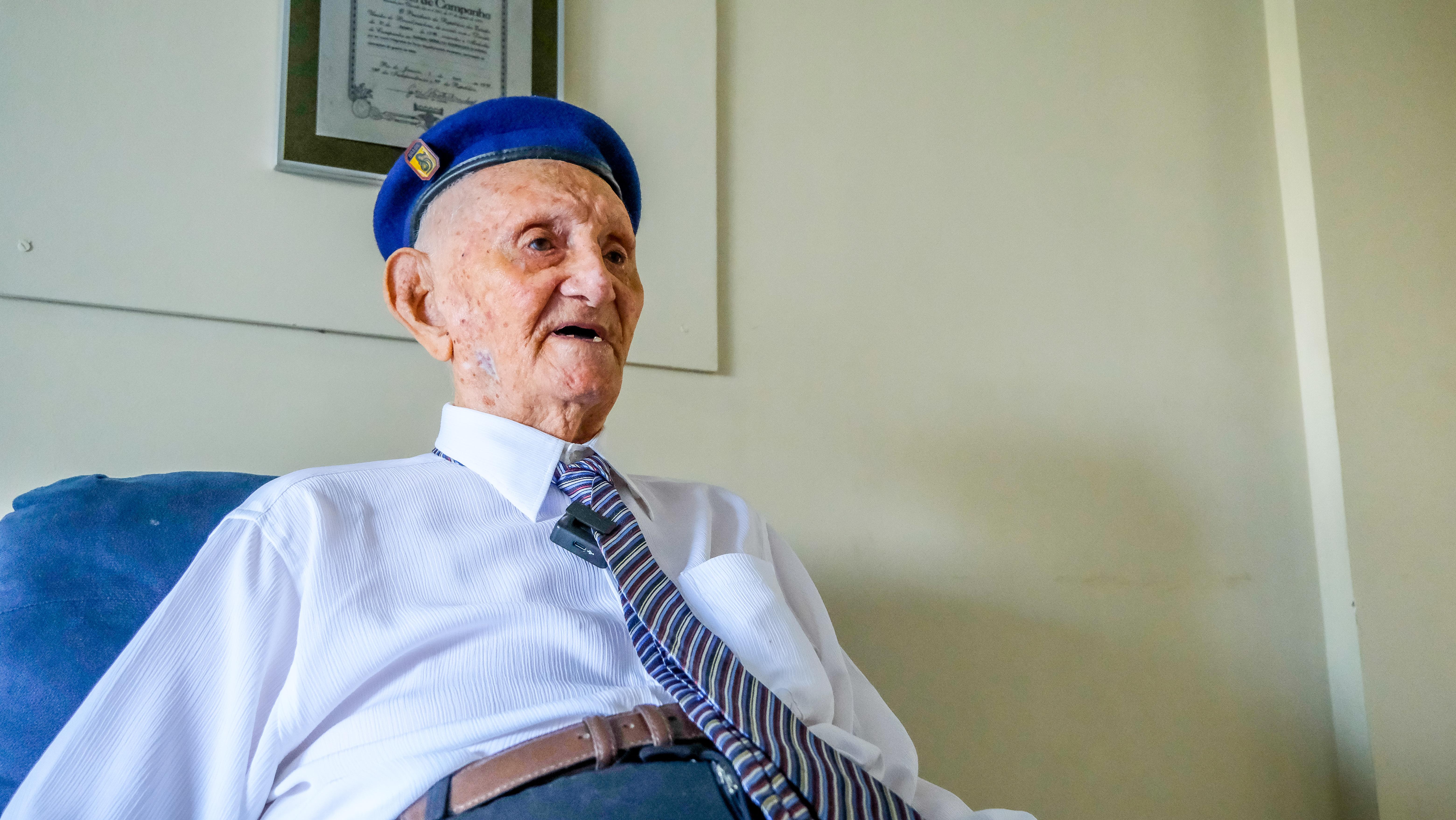 Geraldo Rodrigues de Oliveira, de 103 anos