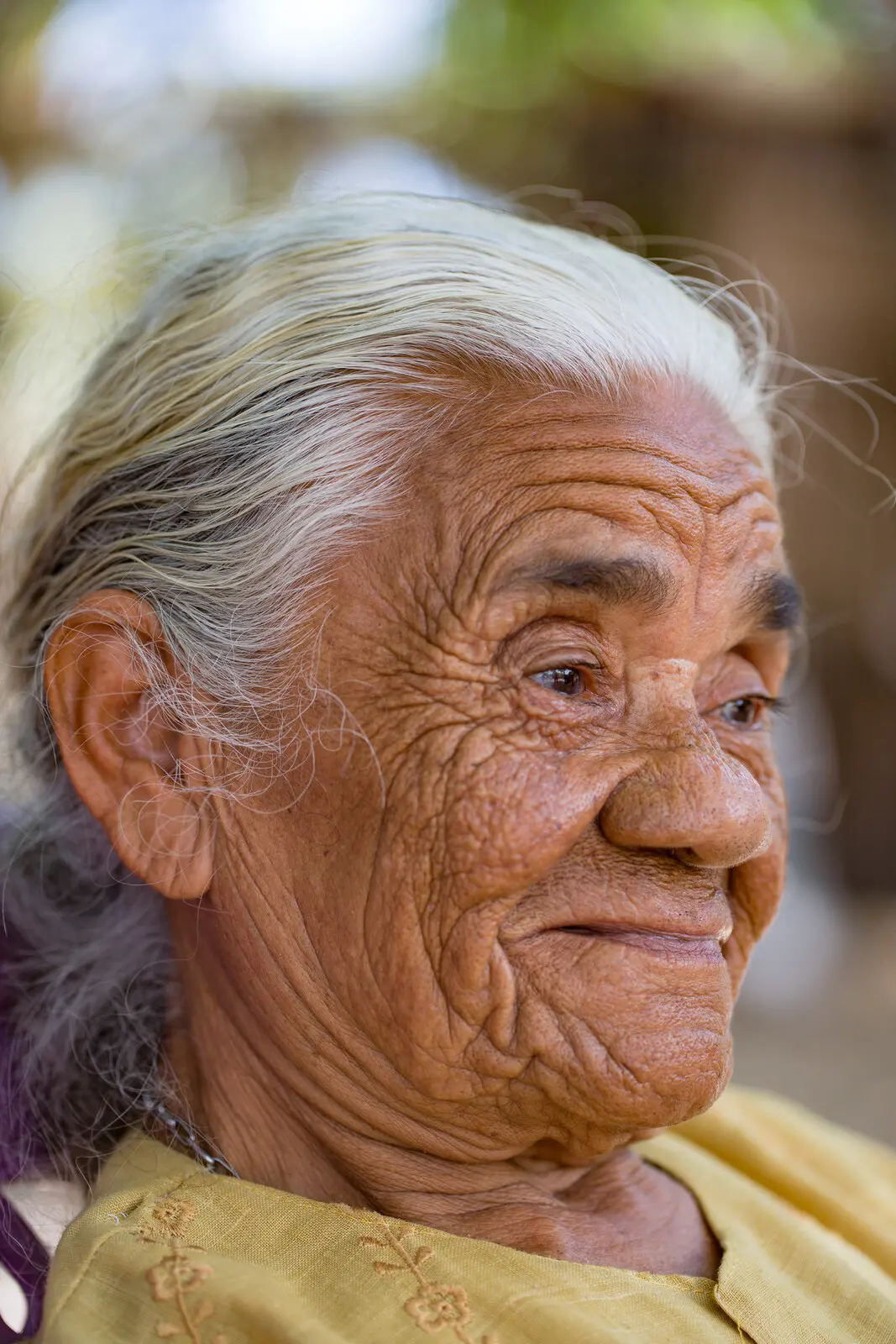 Retrato da mãe de santo cearense Maria Toinha
