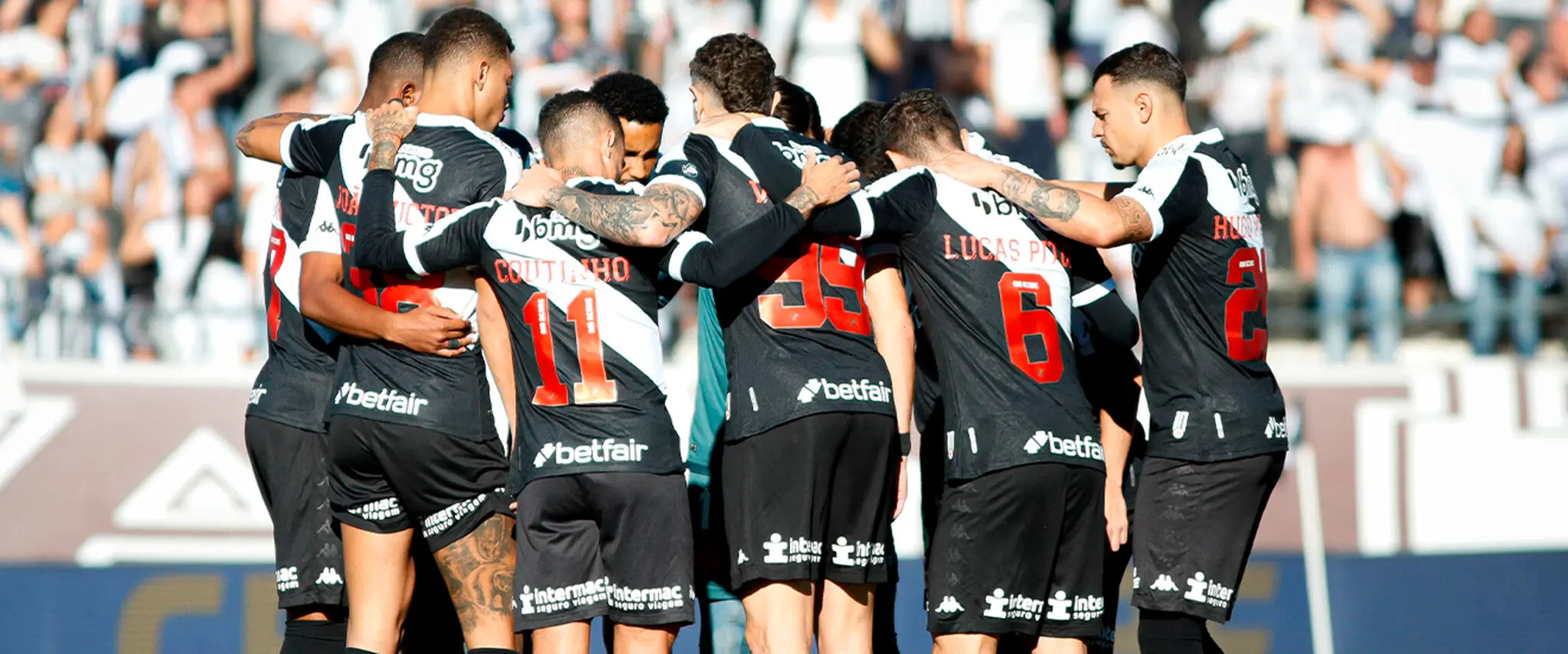 Foto de jogadores do Vasco