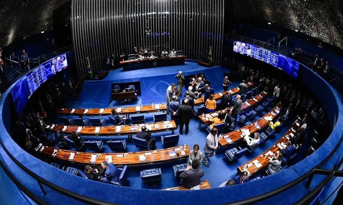 Imagem do interior do Senado Federal