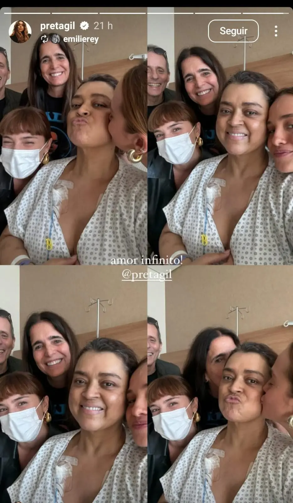 Print da postagem de Preta Gil