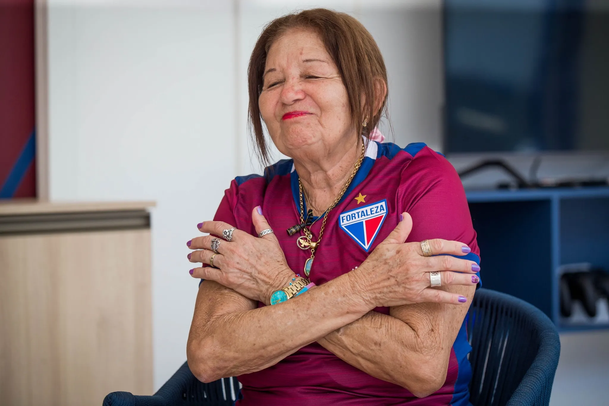 Toinha tem o respeito e admiração de todos que fazem o Fortaleza Esporte Clube