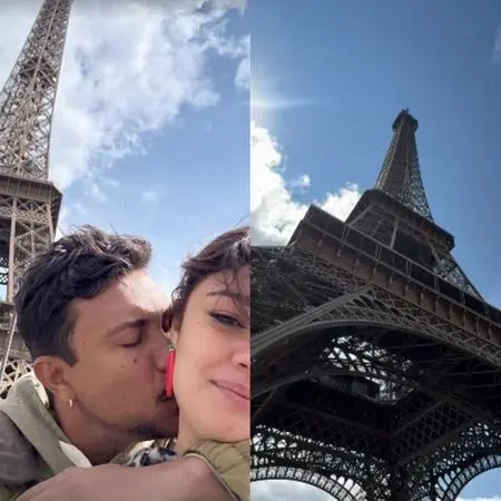 Xamã publicou imagens nos Stories em Paris com Sophie Charlote