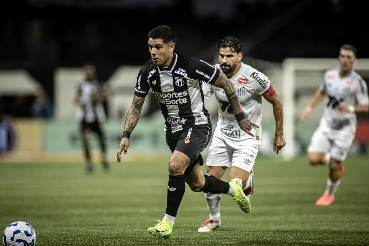 O Vozão empatou em 0 a 0 com o Santos fora de casa