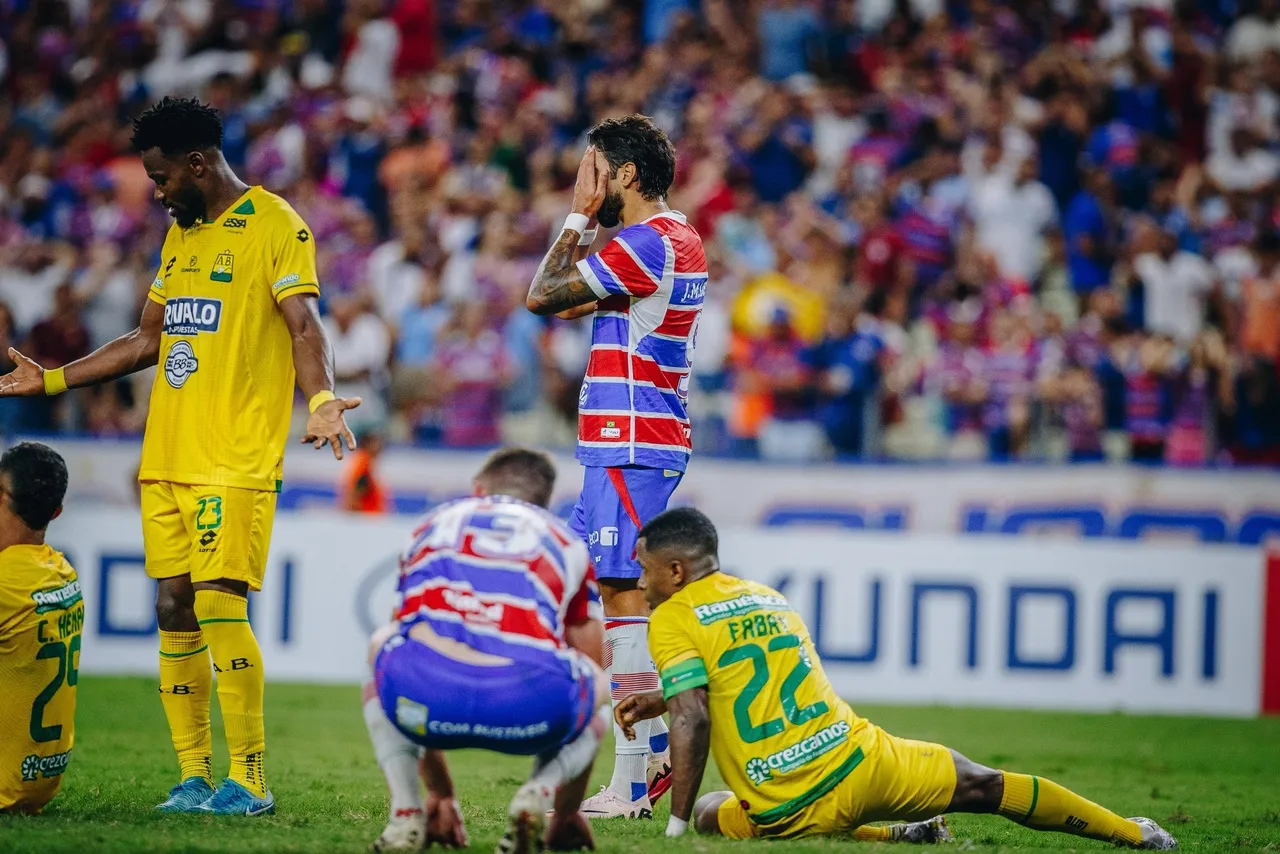 O Fortaleza perdeu muitas chances na etapa final e amargou o empate