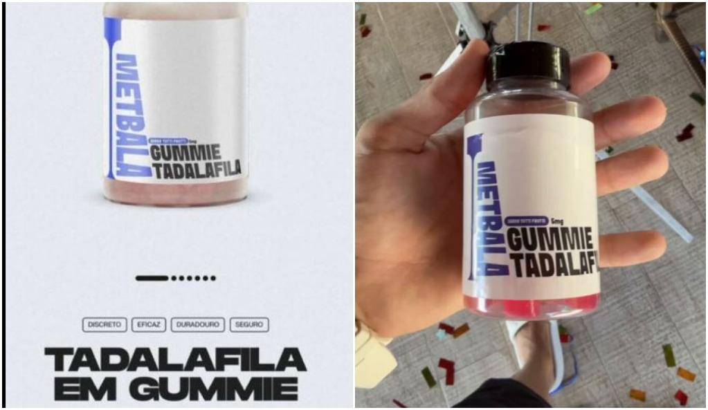 Metbala, tadalafila em gummie, é proibida pela Anvisa