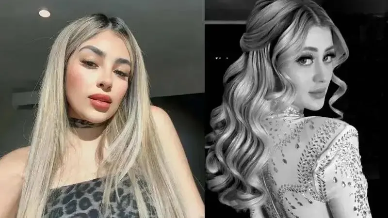 Na imagem, uma colagem de Vivian de la Torre e Valeria Márquez, a influenciadora mexicana morta ao vivo durante transmissão no TikTok