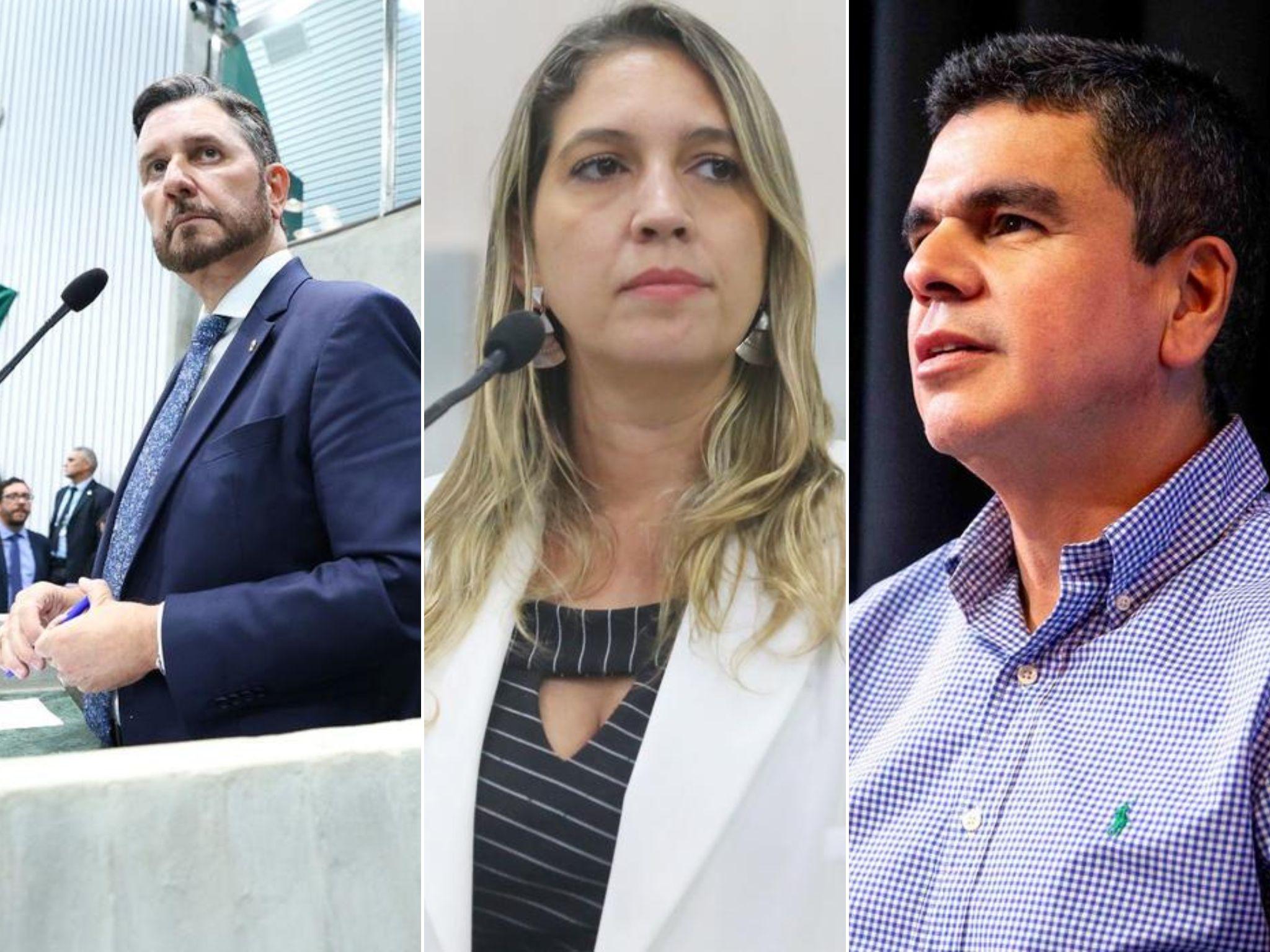 Romeu Aldigueri, Larissa Gaspar e Chagas Vieira criticaram o encontro de André Fernandes com vereadores da oposição e elogios do deputado a Ciro Gomes